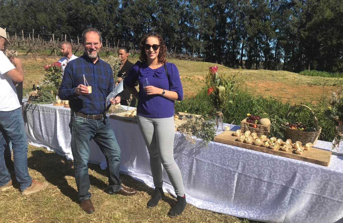 Matthew and Megan at Backsberg
