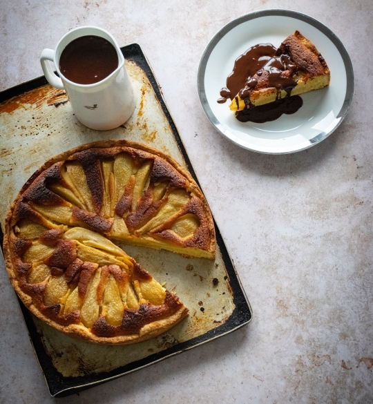 Pear & Almond Tart